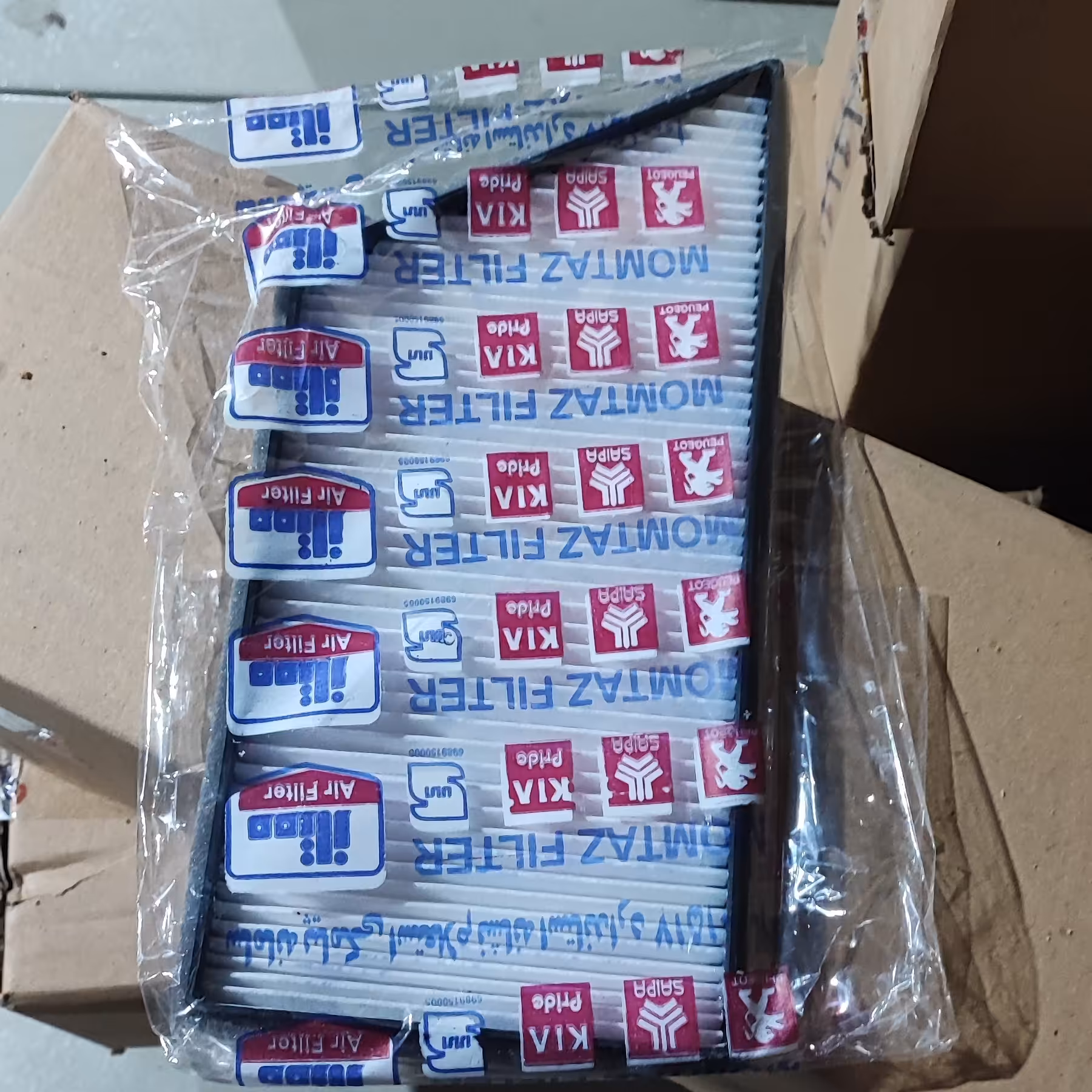 فیلتر کابین پژو 206 حداقل خرید 10عدد