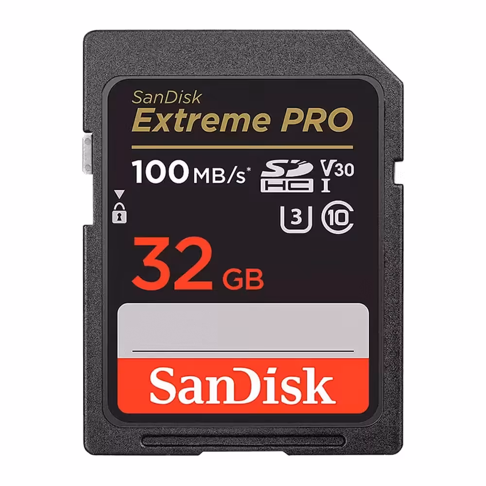 کارت حافظه 32 گیگ با سرعت 100 برند سنديسک  SanDisk 32GB Extreme PRO SDXD Card 100MB/s