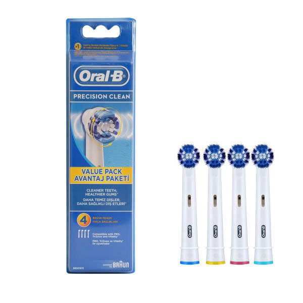 سری مسواک برقی معمولی ارال بی 4 عددی ORAL-B PRECISION CLEAN | فروشگاه اینترنتی تاتا کالا