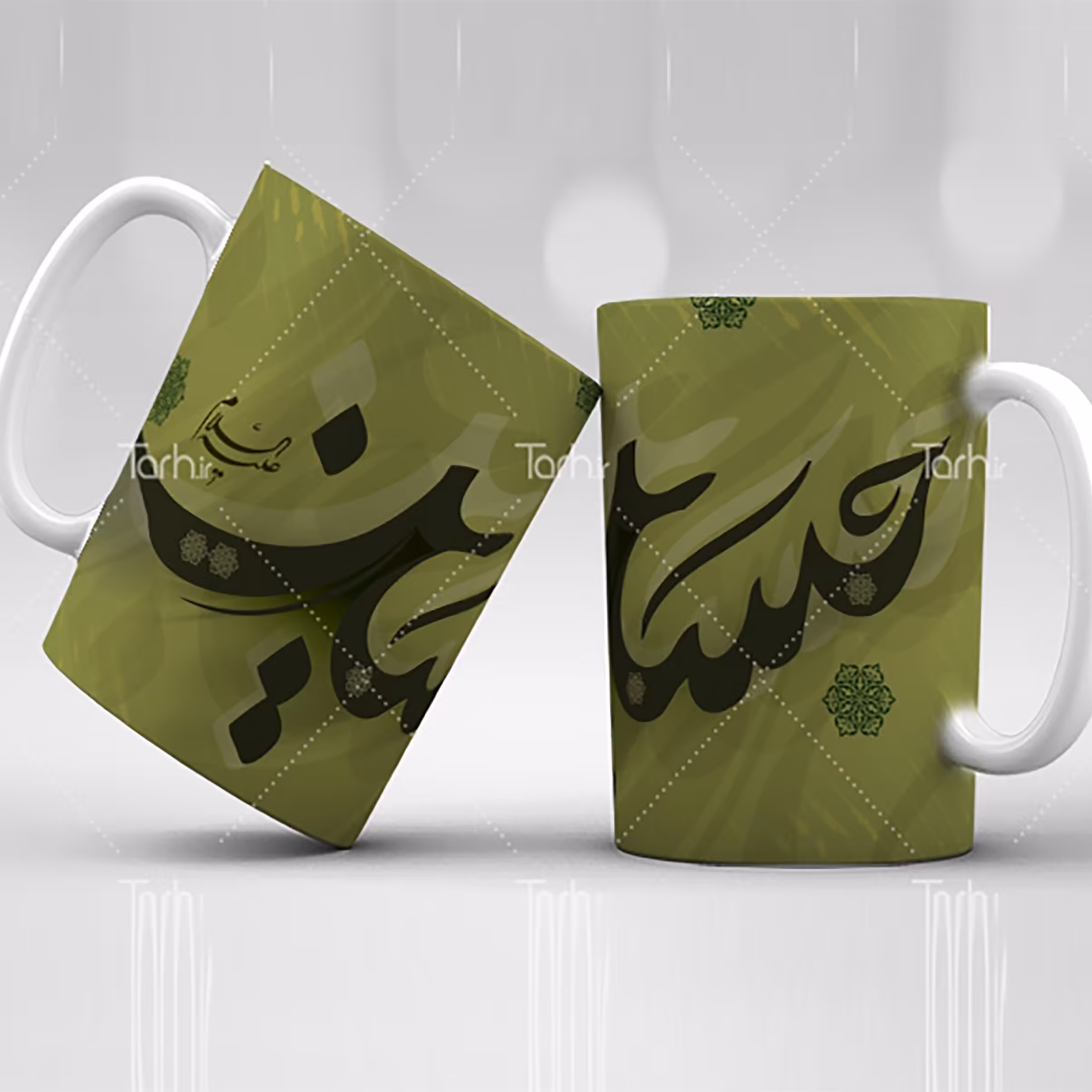 ماگ طرح نام  امام حسین (ع) و موضوعات مرتبط همرا ه با ارسال رایگان 14