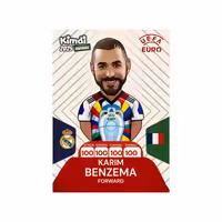 اسباب بازی شانسی کیمدی مدل پرمیوم یورو کریم بنزما سری 2025 کد euro b