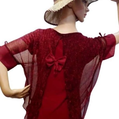 بلوز رویه کریستال.رنگبندی طرح بندی و سایزبندی