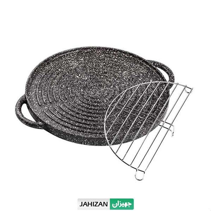 تابه گریل چدن دو طرفه نالینو مدل Daniele (بدون درب)