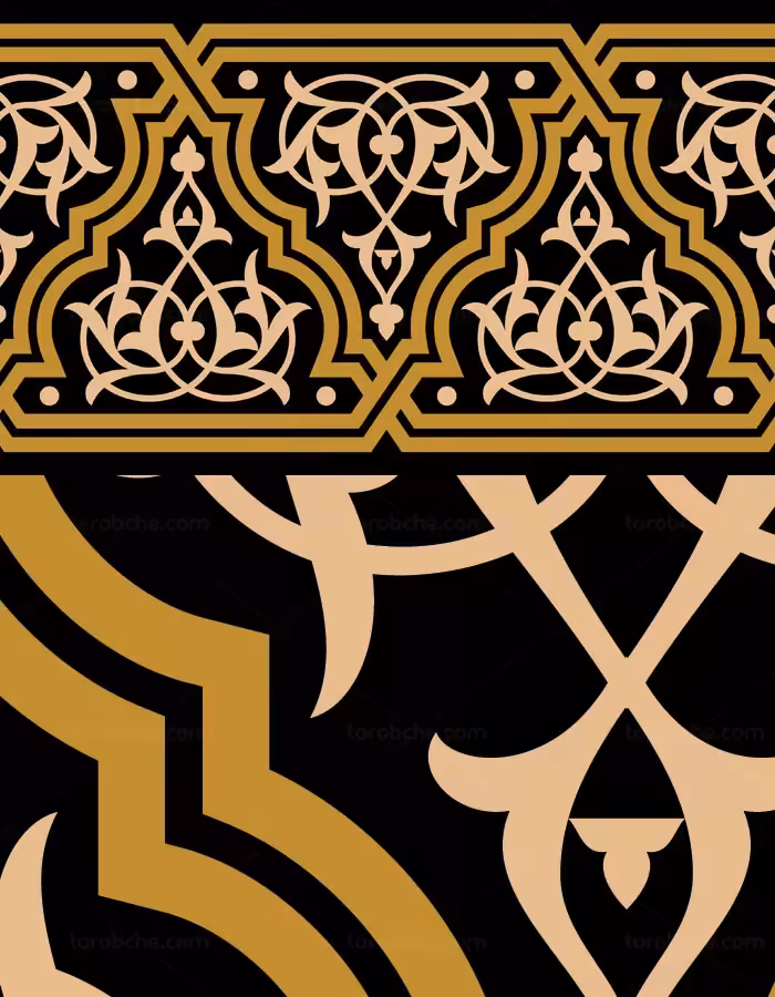 وکتور طرح نماد و المان اسلامی شماره 11 - گرافیک با طعم تربچه