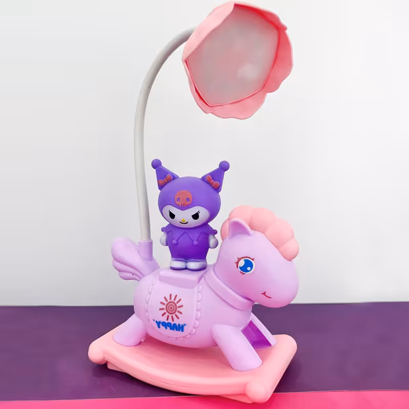 چراغ مطالعه طرح کرومی اسب سوار