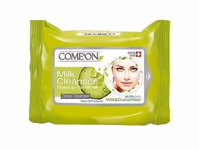 دستمال مرطوب شیر پاک کن کامان تعداد 20 برگ با تخفیف ویژه کاربران آفکادو