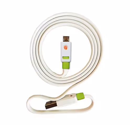 کابل شارژ و دیتا فلت گریفین طول 2 مترGriffin Premium Flat Micro USB Cable 2m