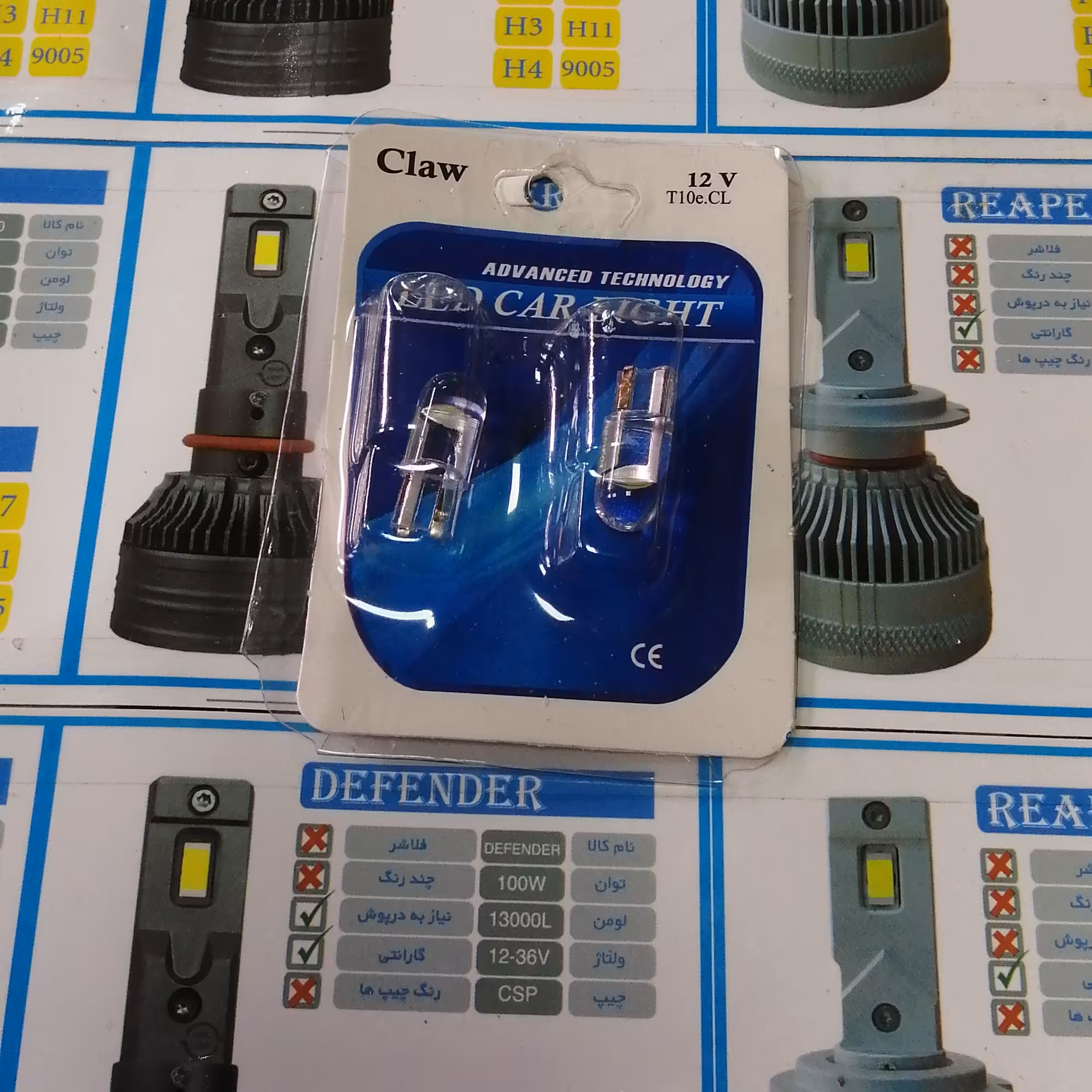 لامپ یخی چراغ سکن مولکولی ال ای دی