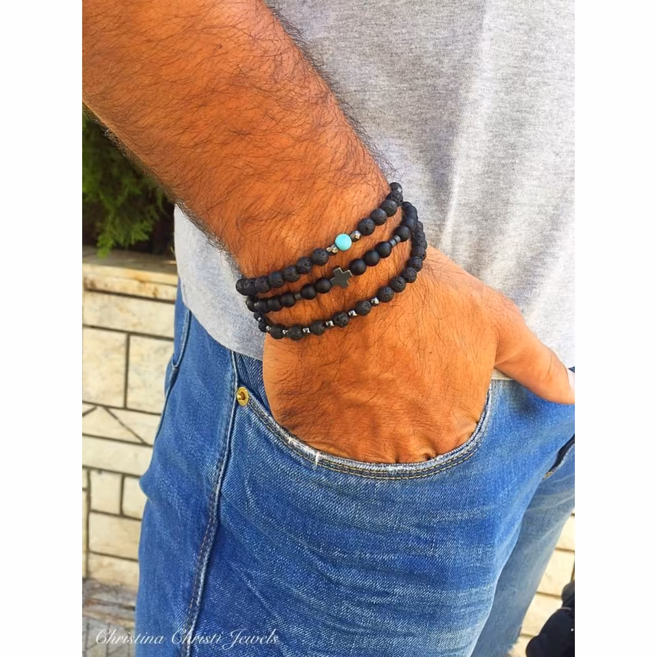 دستبند سه ردیفه کد 12