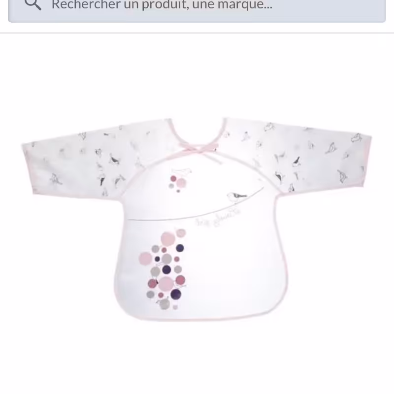 پیش بند کودک آستین دار وارداتی 