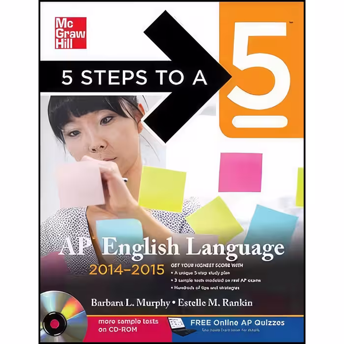 کتاب زبان اصلی  Steps to a  AP English Language with CDROM  Edition 