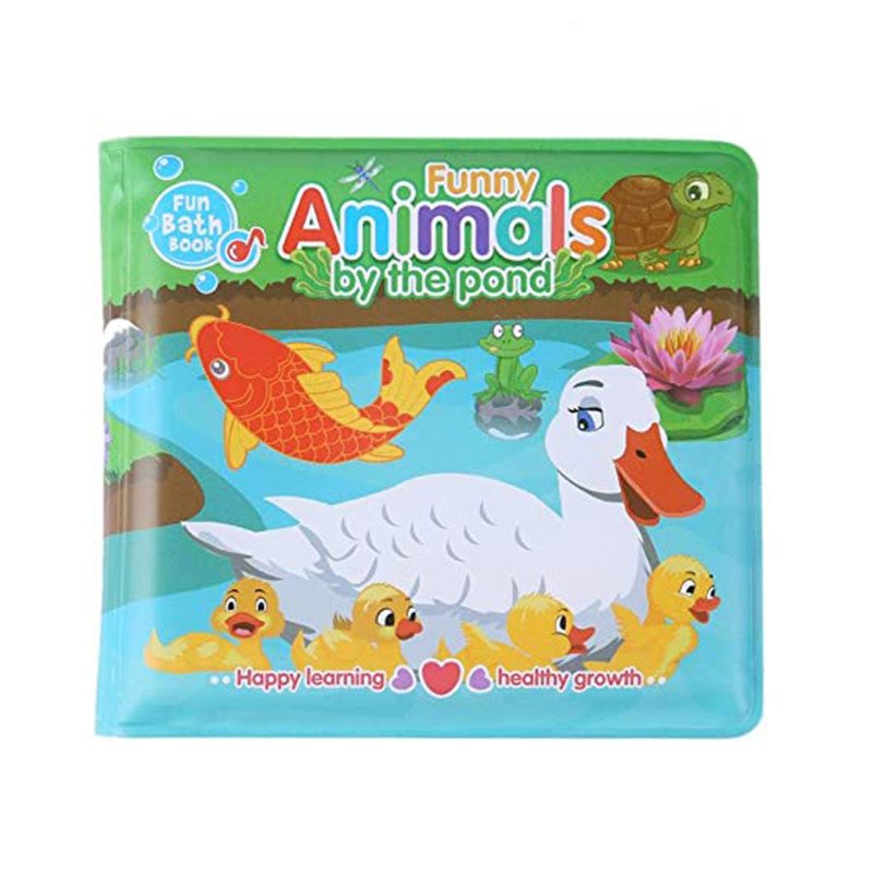 کتاب حمام کودک طرح اردک و اسب آبی مدل P/0957/B