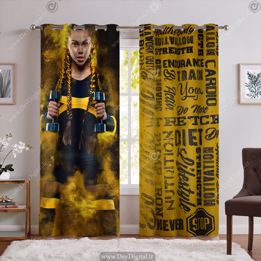 پرده سه بعدی باشگاه بانوان PK-5627