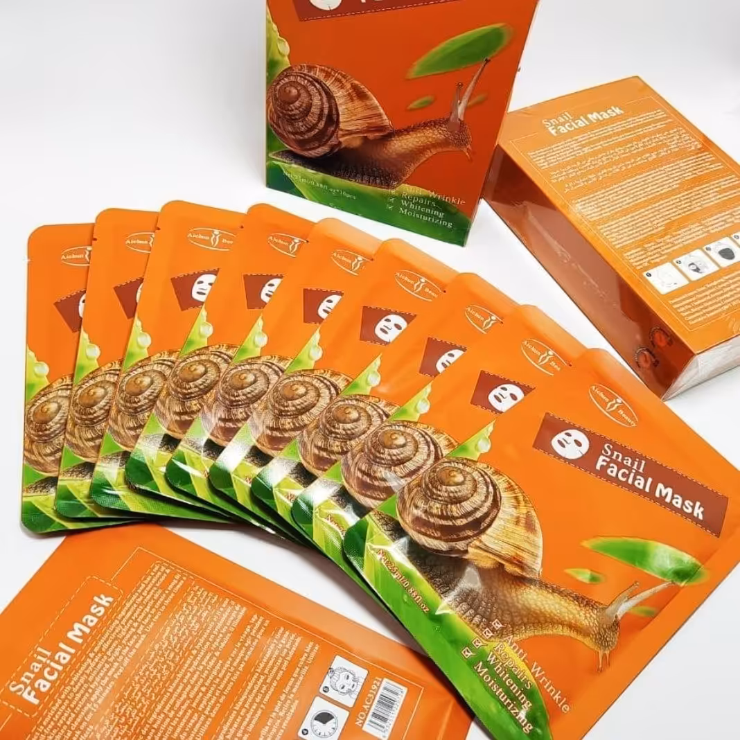 ماسک صورت حلزون