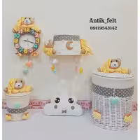 نیم ست نانان مخملی