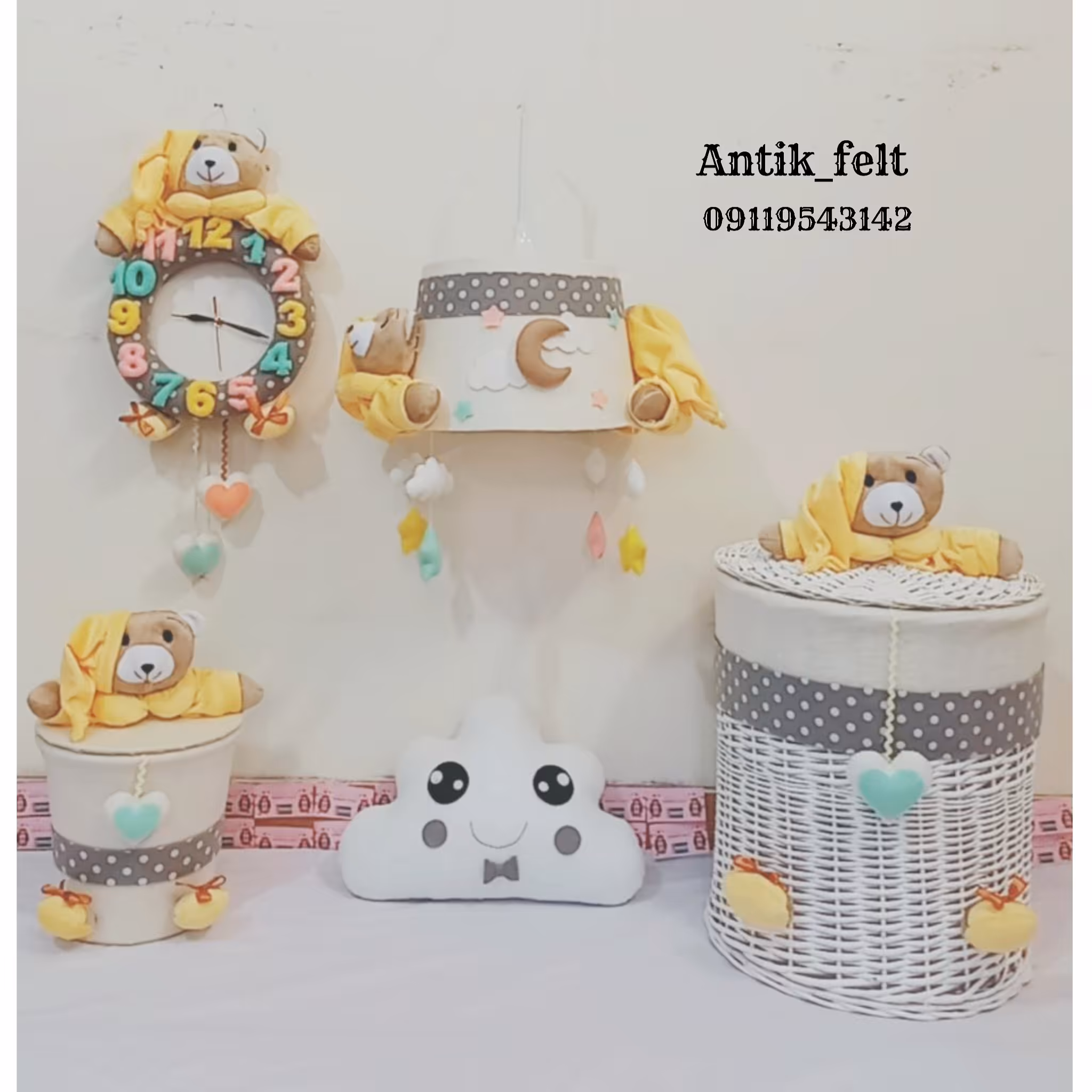 نیم ست نانان مخملی