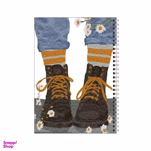 دفتر مشق 80 برگ بامبیلیپ طرح کفش و گل و استایل کد 5531432