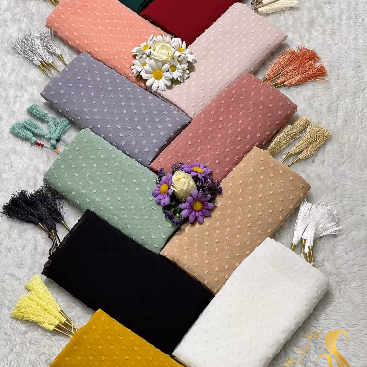 شال اشکی جنس بسیار عااالی پرفروش کیفیت بالا درجه1 با ضمانت اصلا روی سر سرنمیخوره