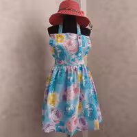 پیشبند آشپزخانه دامن چین با بند تنظیم شونده