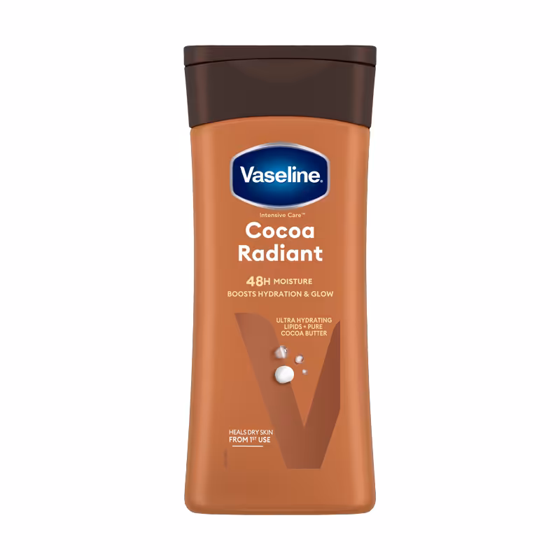 خرید + قیمت | لوسیون بدن وازلین مدل Cocoa Radiant حجم 200 میل
