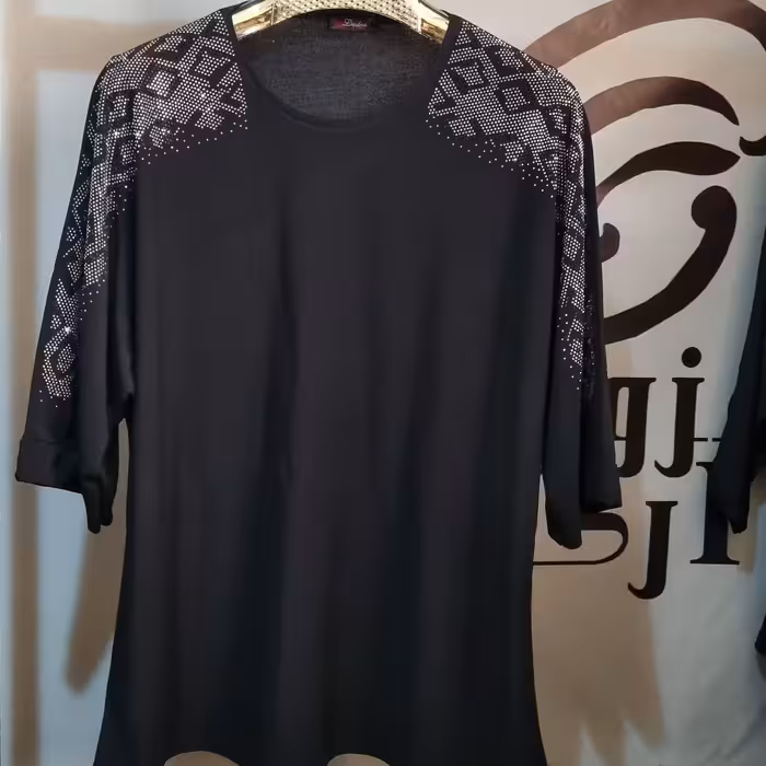 بلوز مجلسی نگین کوب شده