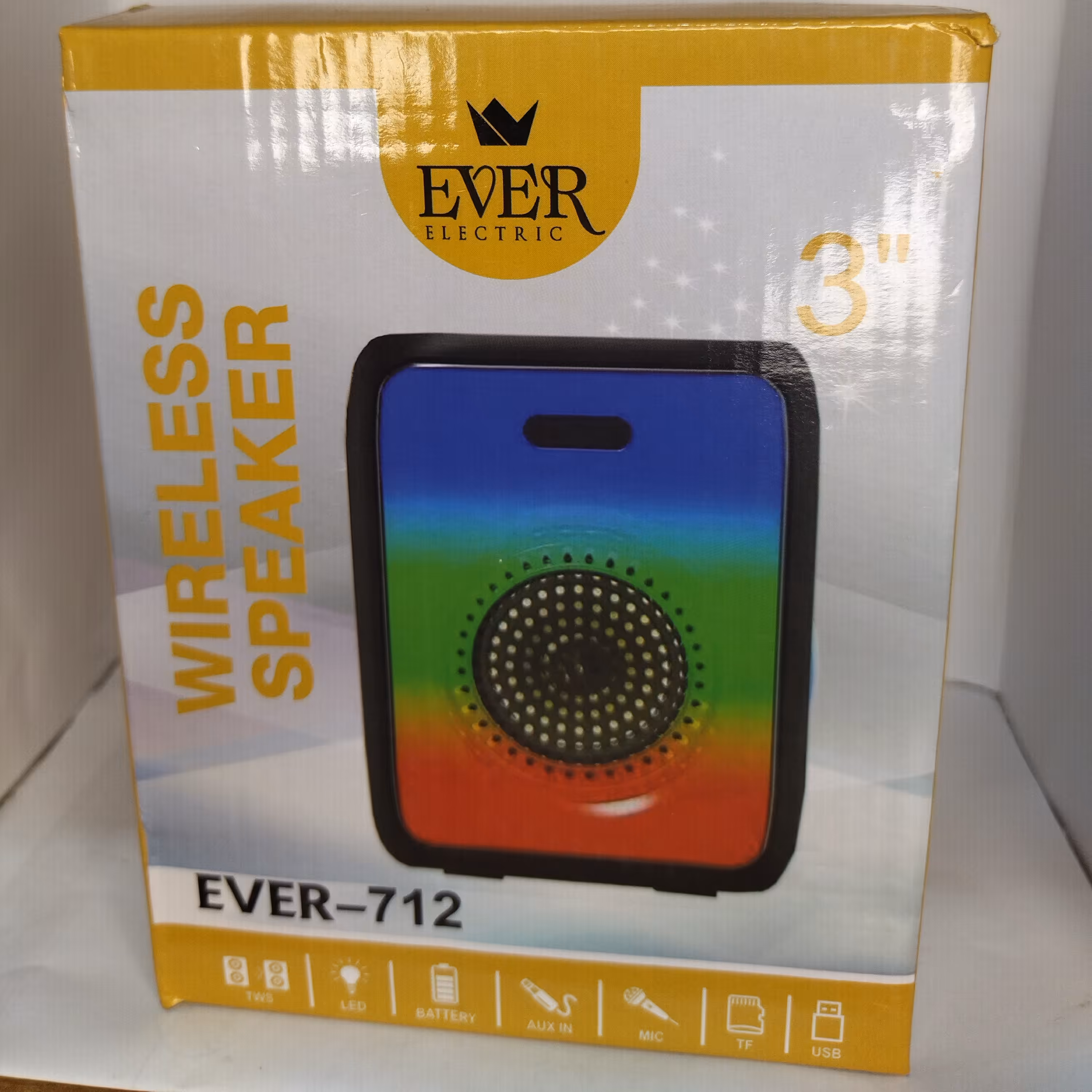 اسپیکر 3 اینچ Ever فول LED