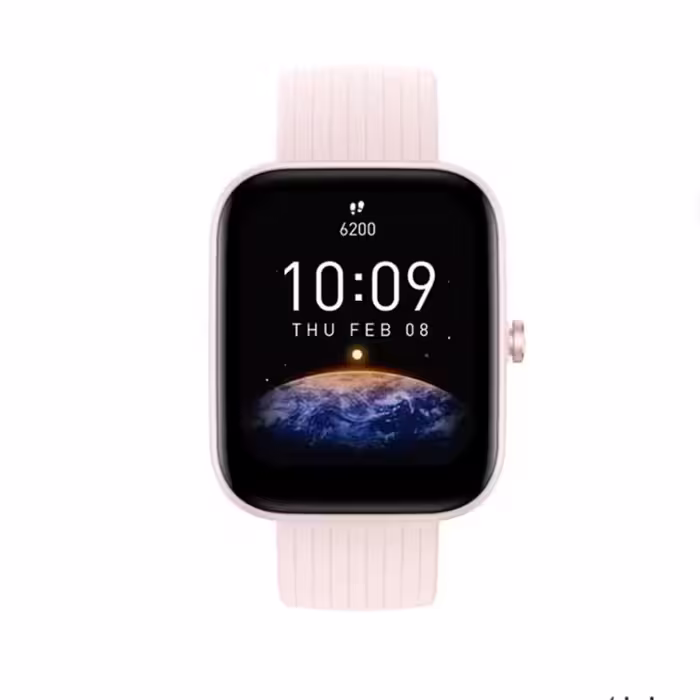 ساعت هوشمند Amazfit ( آمیزفیت ) مدل Bip 3 Pro - pink صورتی
