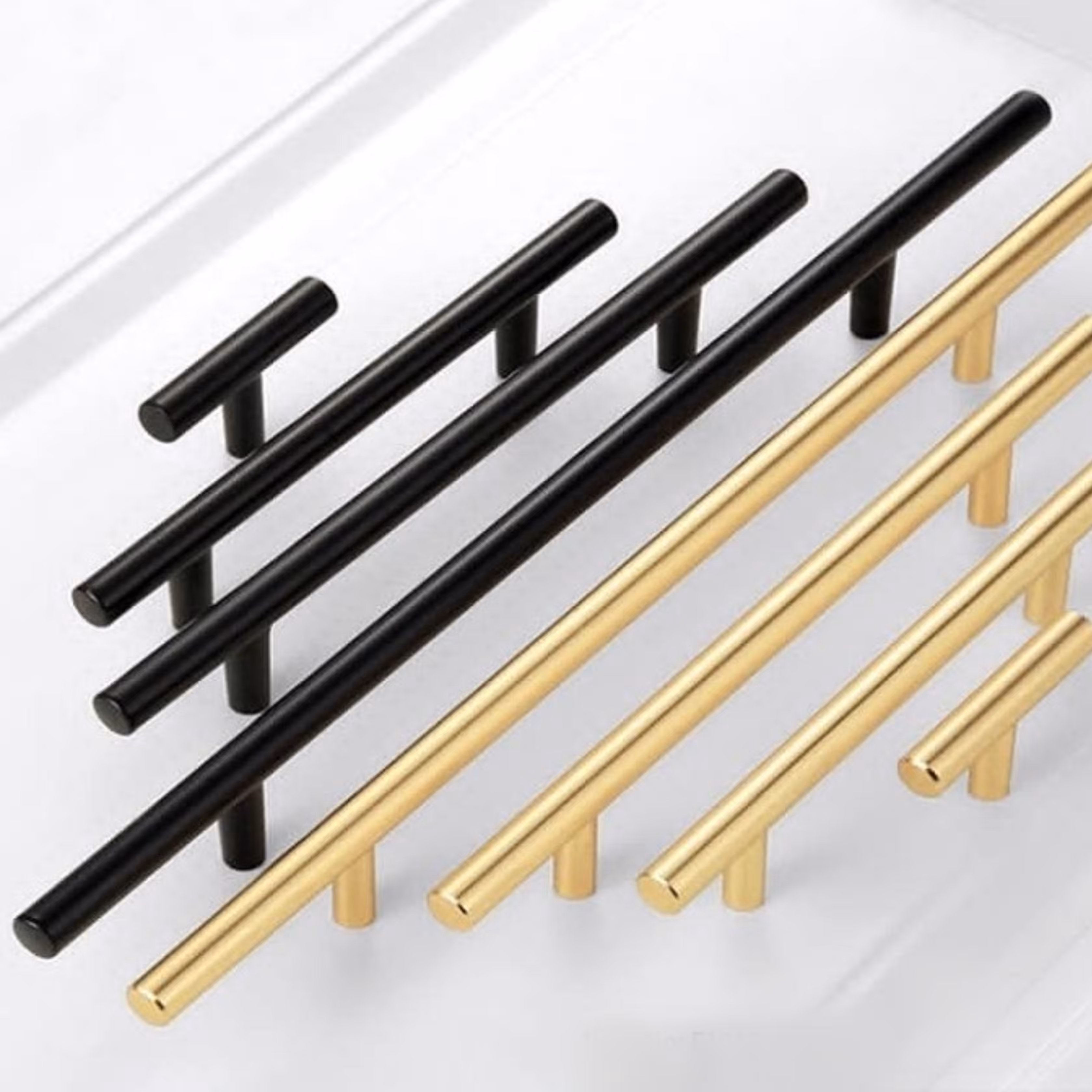 دستگیره کابینت افران مدل کالیستو سایز 192 میلیمتر مشکی بسته 20 عددی 