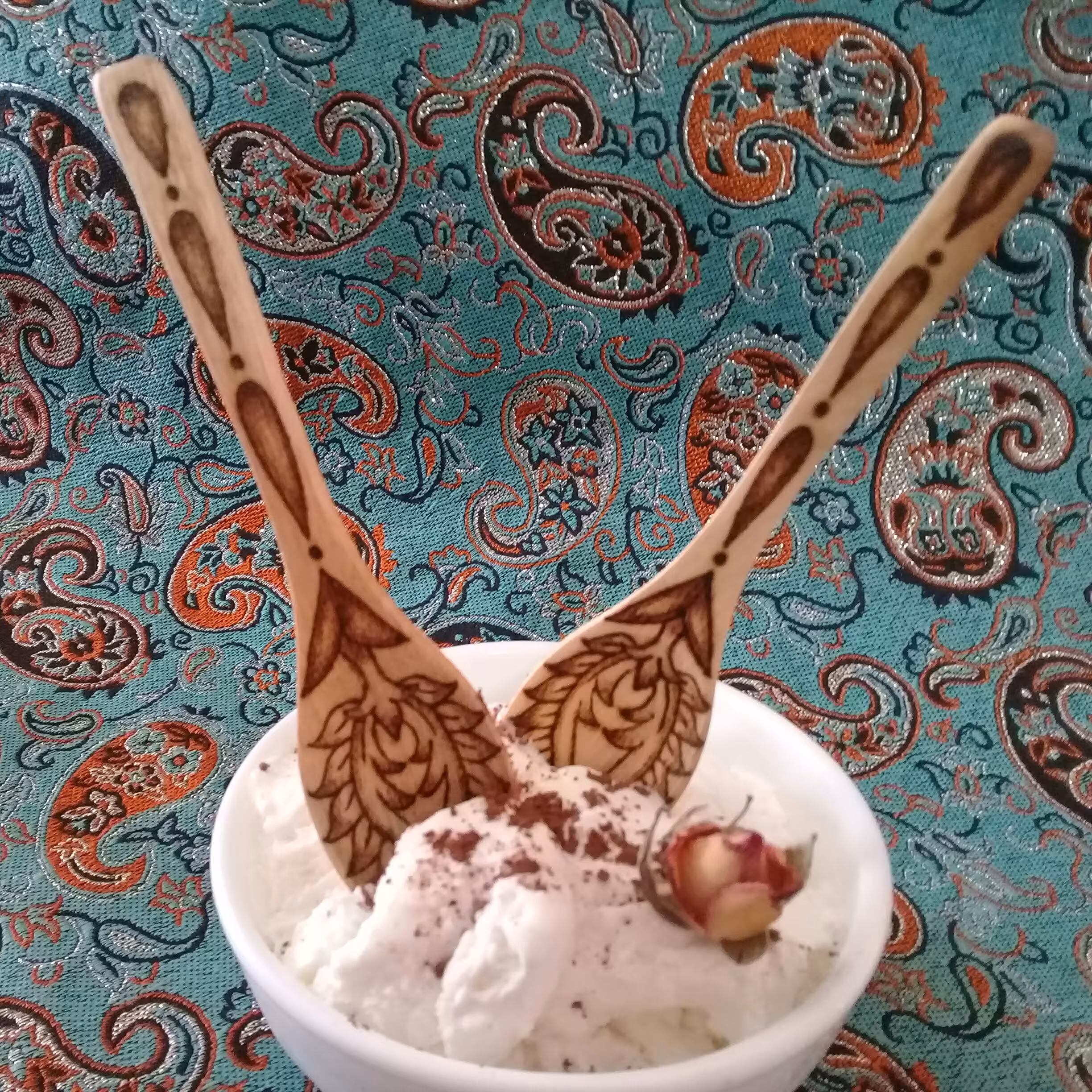 قاشق بستنی خوری چوبی