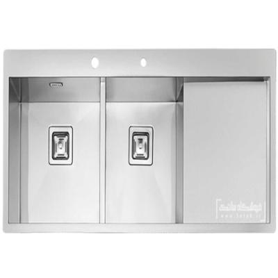 سینک ظرفشویی 6030 توکار ایلیا استیل
