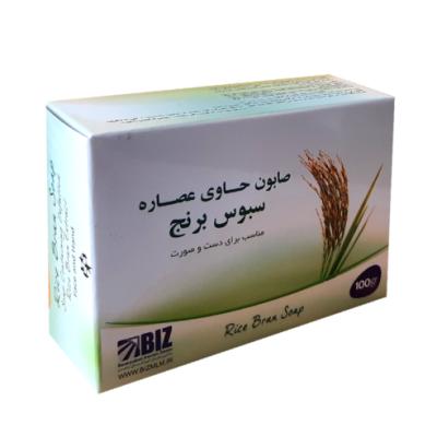 صابون دست و صورت سبوس برنج بیز پک 3 عددی