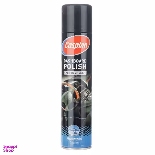 اسپری پولیش داشبورد خودرو کاسپین (Caspian) مدل Mountain حجم 300 میلی‌ لیتر