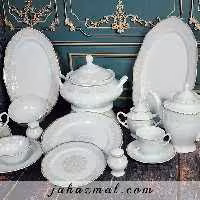 سرویس چینی پردیس طرح وانیا 102 پارچه کد 820