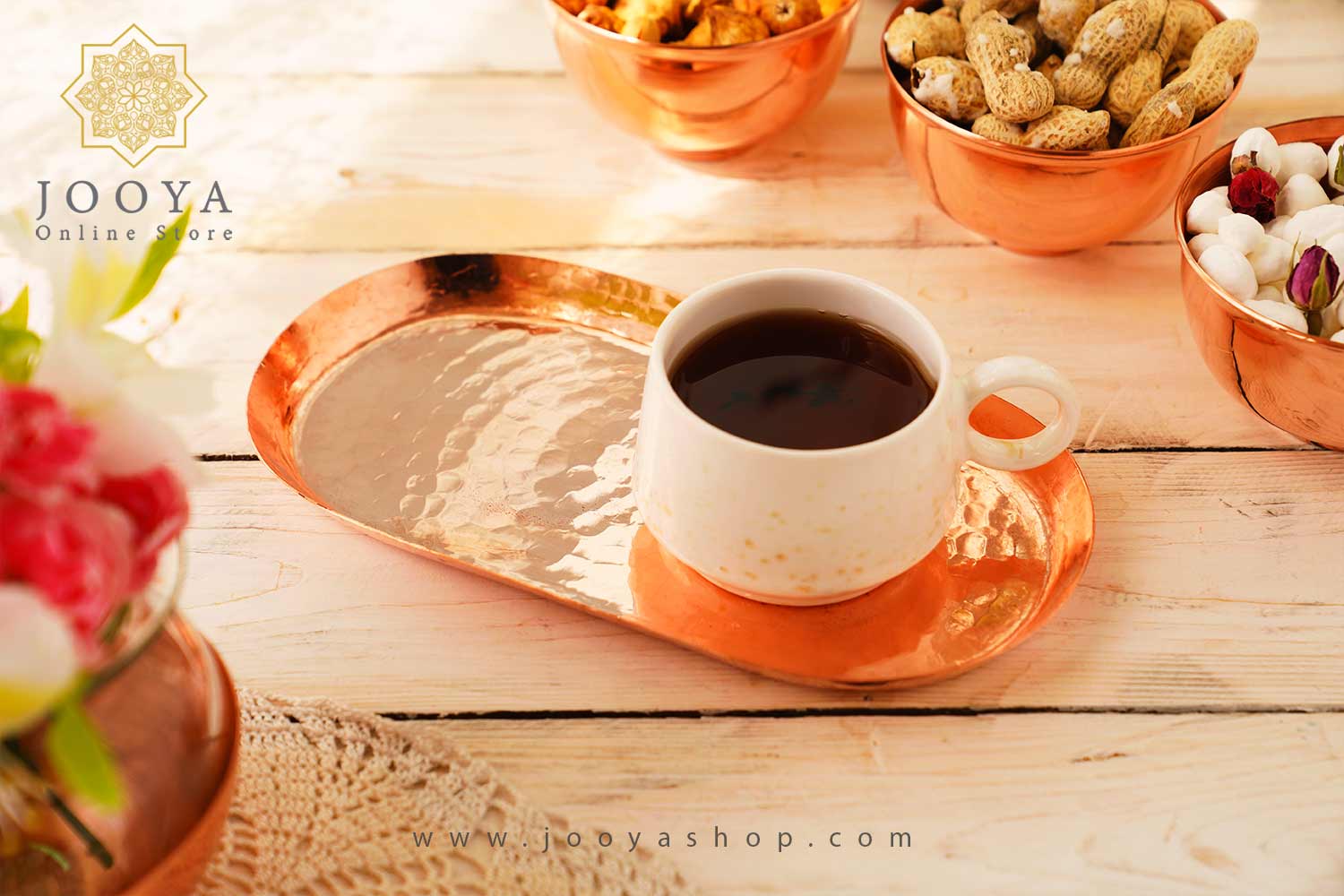 سینی بیضی مسی مدل دياکو