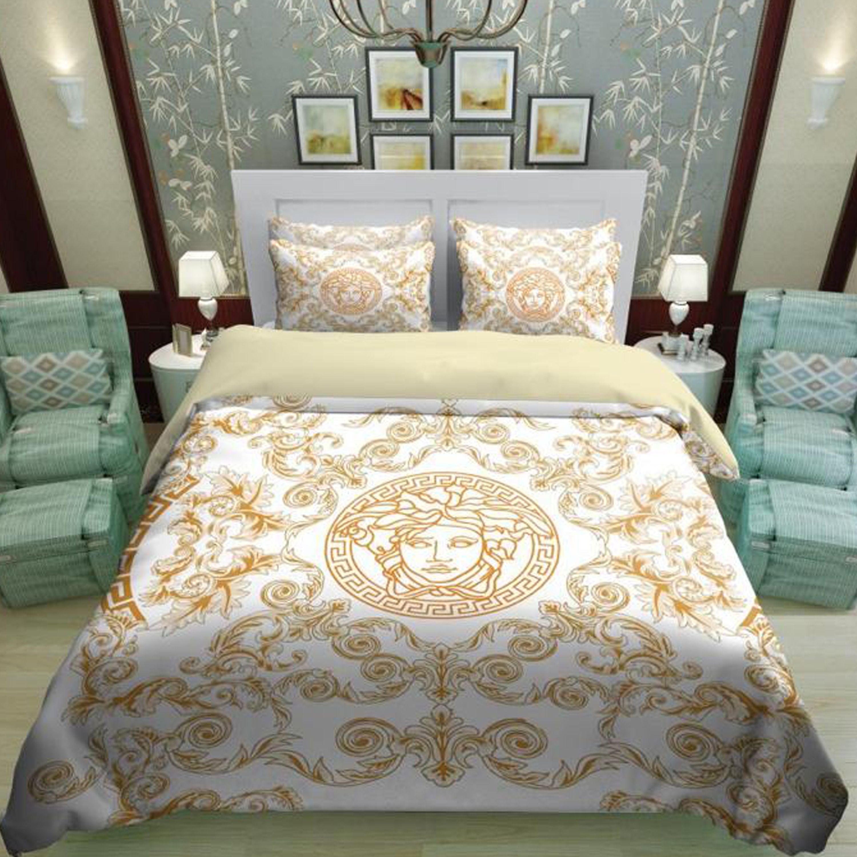 سرویس روتختی 1 نفره تنسل چاپی برندترک لند (Turk Land) کد rs 84
