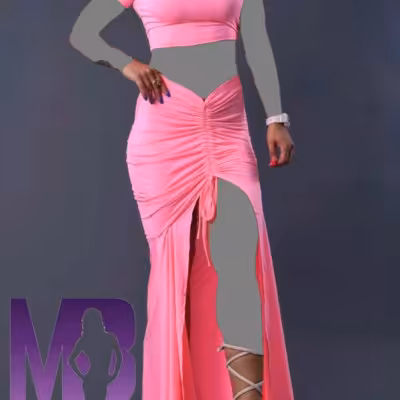 ست کراپ دامن فلامنت 25324