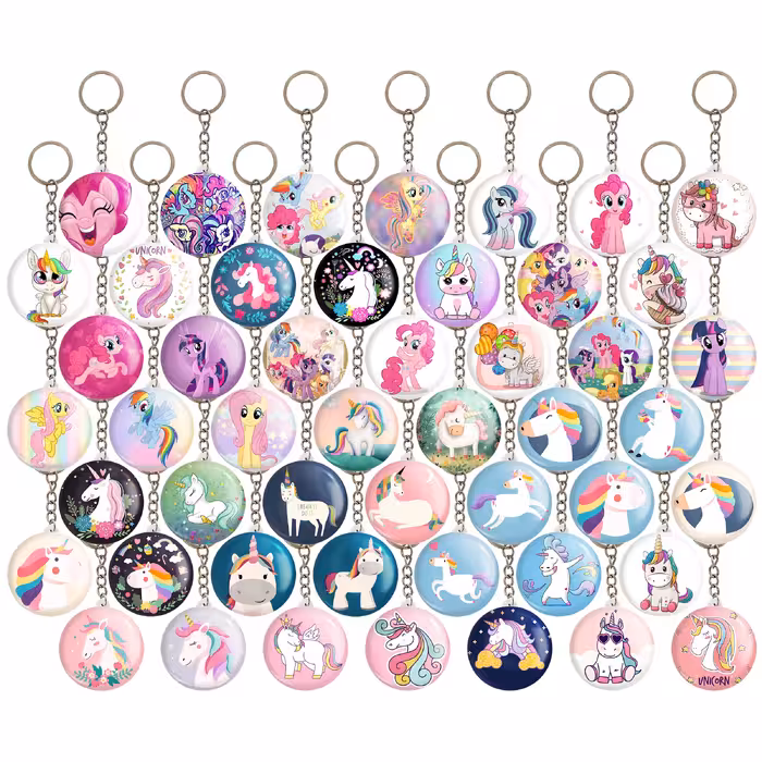 جاکلیدی خندالو مدل اسب تک شاخ کد 1 مجموعه 50 عددی