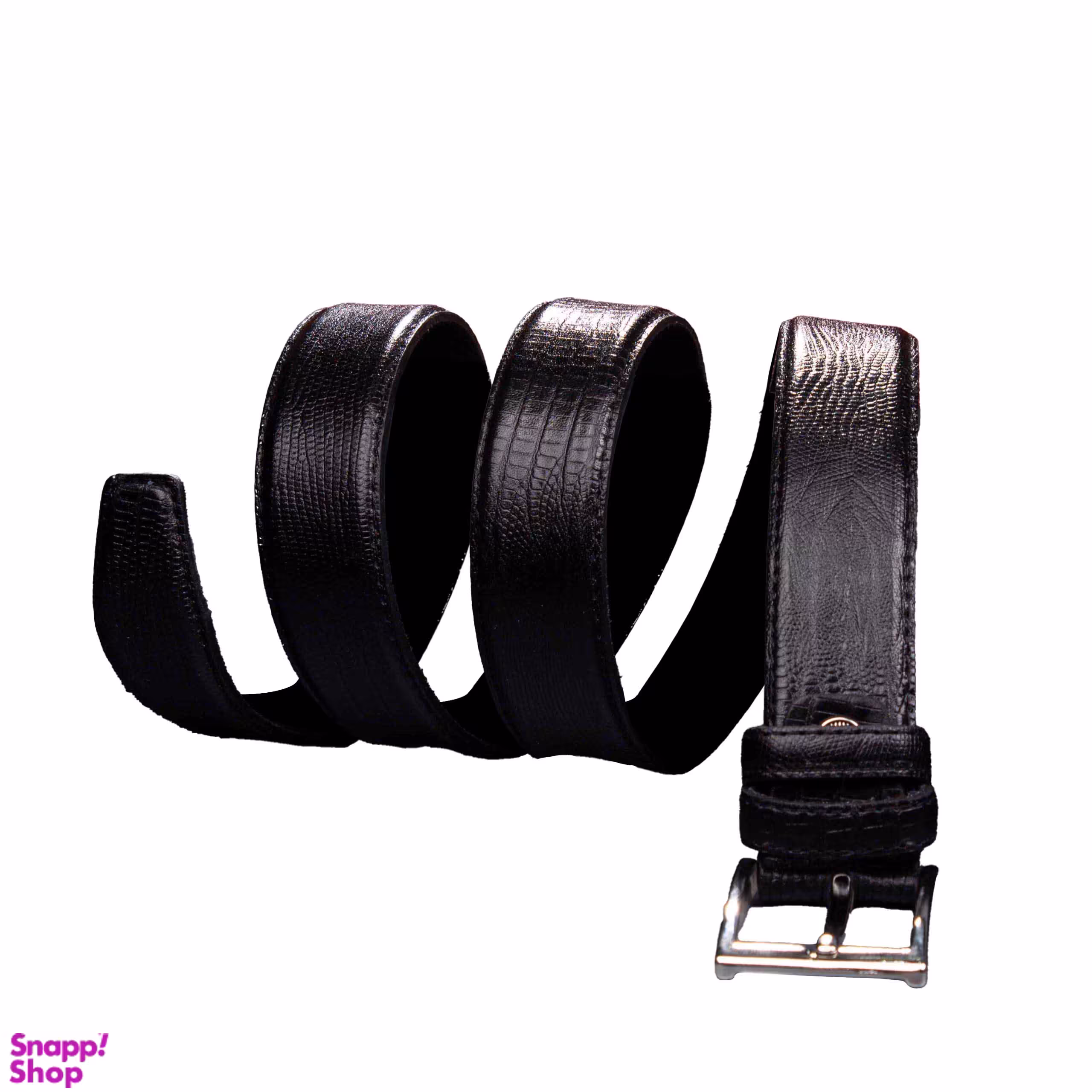 کمربند چرم طبیعی آناویز چرم طرح لیزارد کد 016