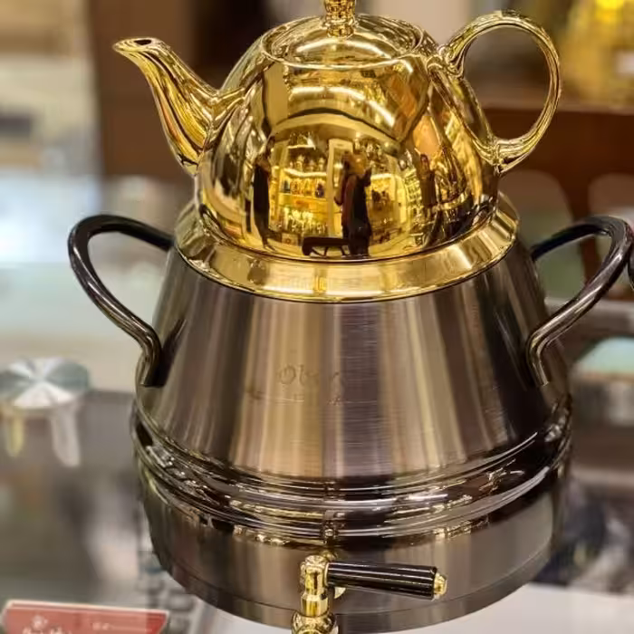 کتری قوری استیل دودی اوبرون