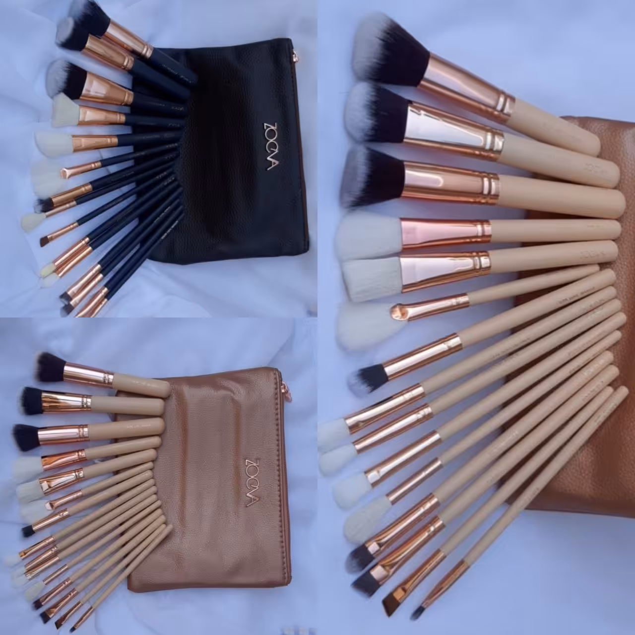 ست براش کامل زووا ZOEVA کیفی 15 عددی                        کلاسیک و البته لوکس با دسته های زیبا و نشکن