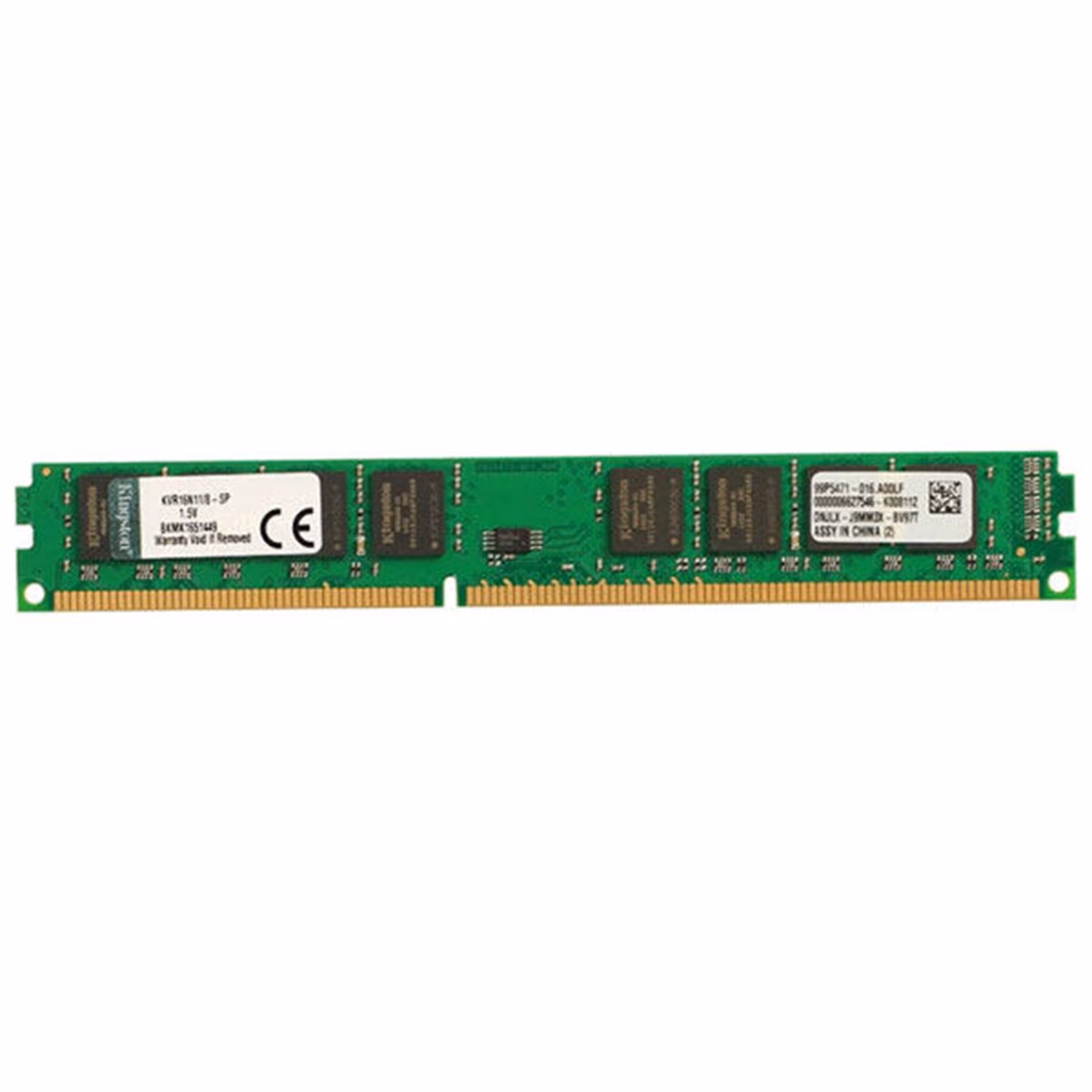 رم دسکتاپ DDR3 تک کاناله 1600 مگاهرتز کینگستون مدل KVR16N11-8 ظرفیت 8 گیگابایت