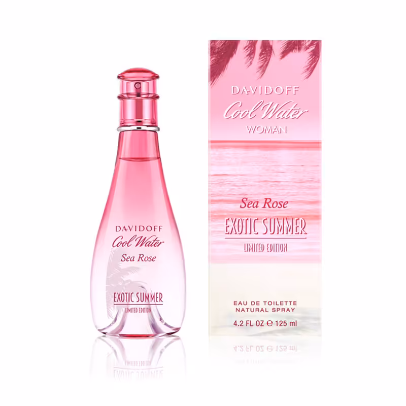 عطر ادکلن دیویدوف کول واتر سی رز اکسوتیک سامر Davidoff Cool Water Sea Rose Exotic Summer