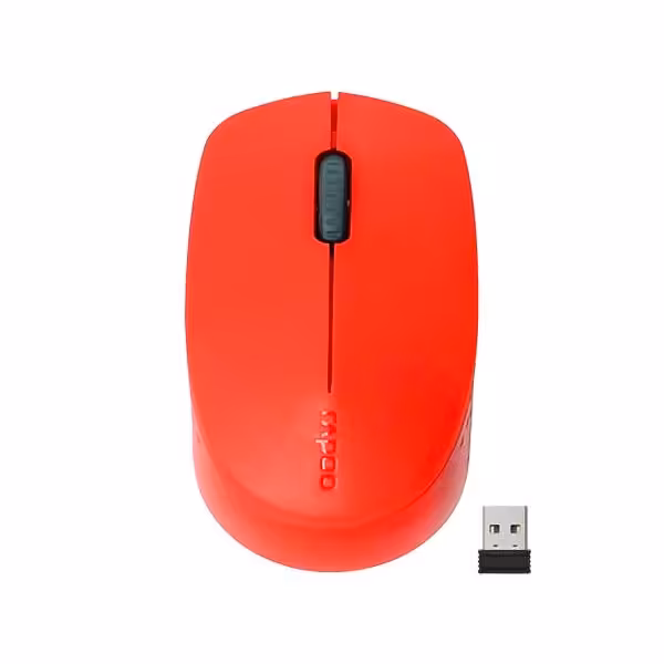 ماوس Bluetooth &amp; wireless سایلنت رپو مدل M100 قرمز