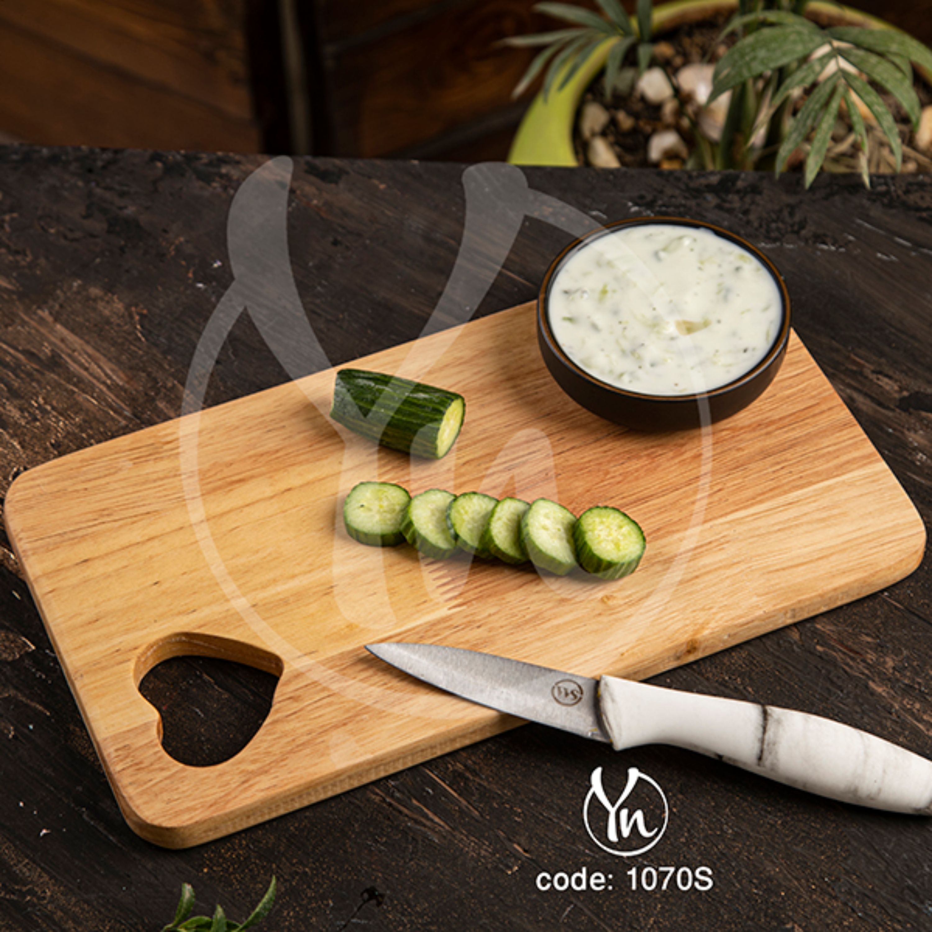 تخته گوشت قلبی کوچک (چوب رابروود)
