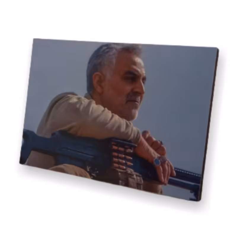 عکس شاسی سردار شهید قاسم سلیمانی ( مدل 9 )