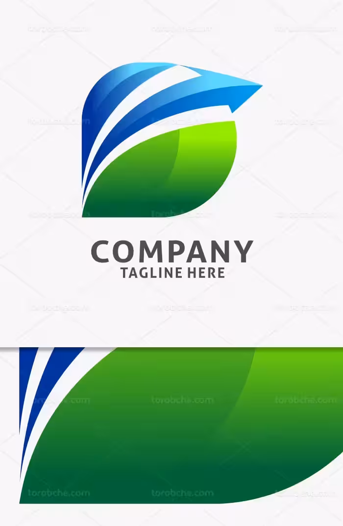 وکتو لوگو حرف D | گرافیک با طعم تربچه