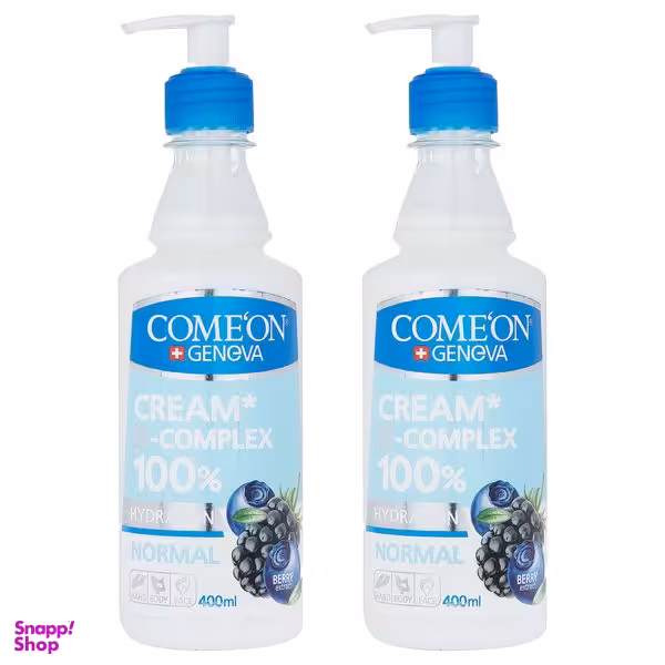 کرم مرطوب کننده کامان مدل l2 حجم 400 میلی لیتر مجموعه 2 عددی