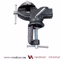 گیره بغل میزی پایه گردان سندان دار سایز 60 میلی متر