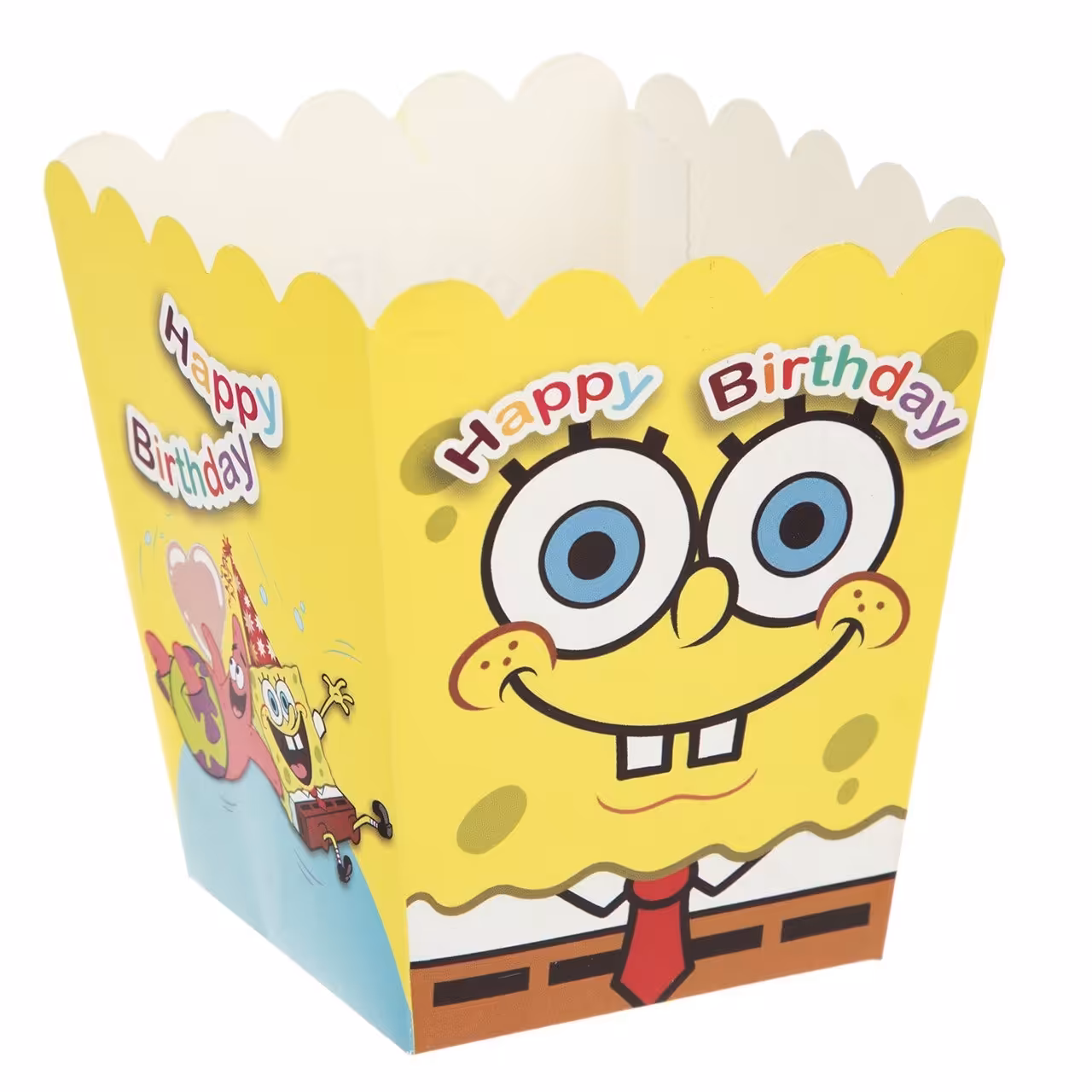 ظرف پاپ کورن مدل Sponge Bob بسته 10 عددی