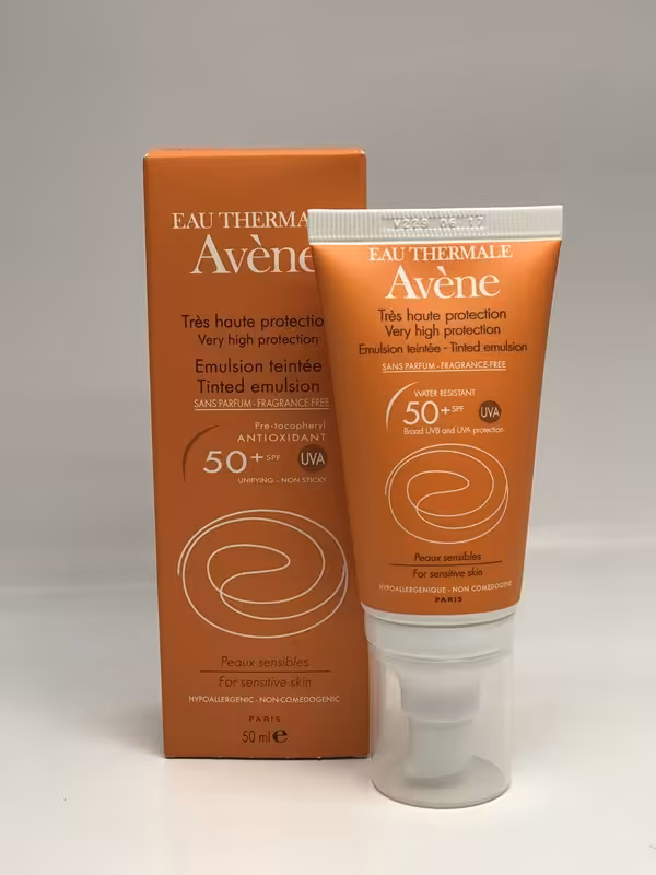 امولسیون ضدآفتاب رنگی SPF50 اون 50 میل - Avene